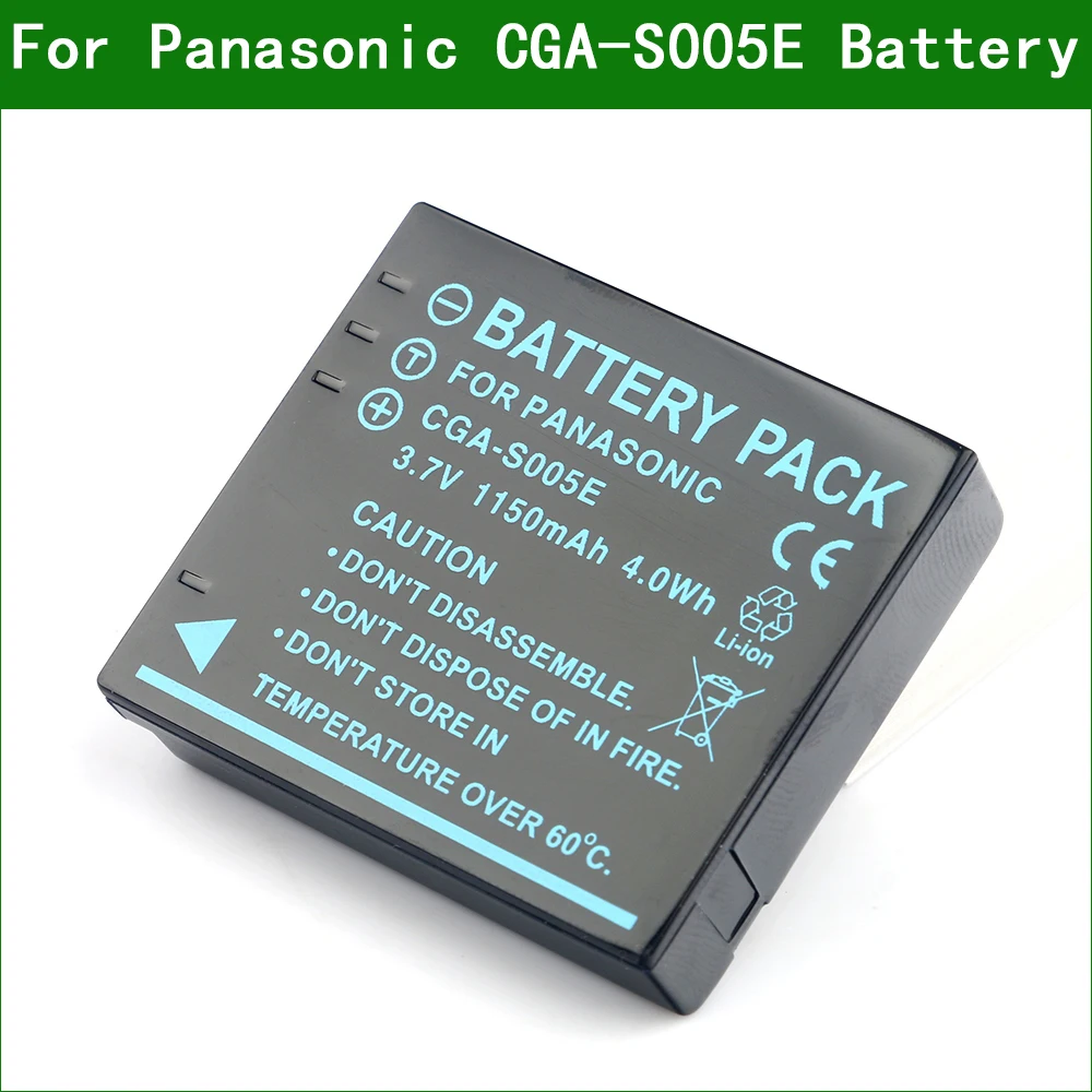 Batteria Della Macchina Fotografica Digitale Cga-S005 Cga-S005A Cga-S005E Per Panasonic Dmc Fs1 Fs2 Fx01 Fx07 Fx3 Fx8 Fx9 Fx10 Fx12