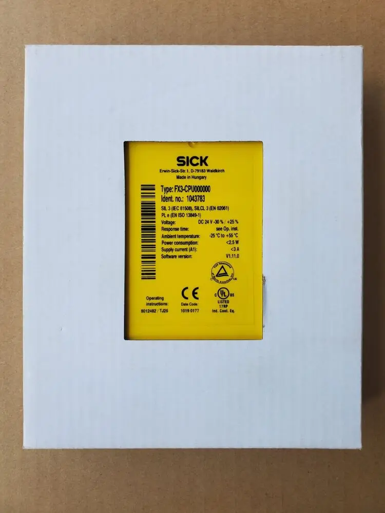 Fx3-Cpu000000 Sick Modulo Principale Di Sicurezza 1043783 Flexi Soft V1.11.0