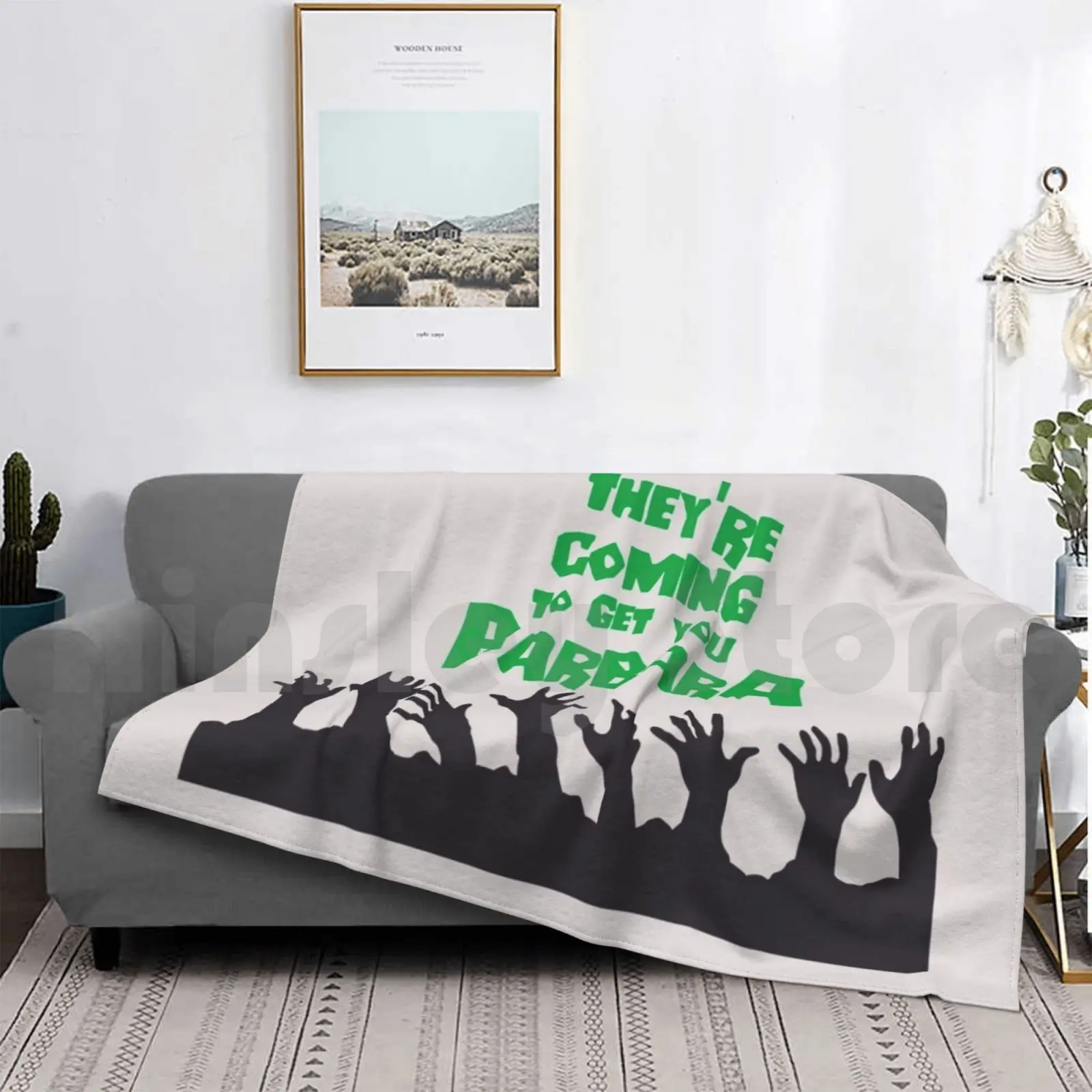 Notte Dei Morti Vivi Coperta Moda Notte Personalizzata Dei Morti Vivi Zombie George Romagro George A