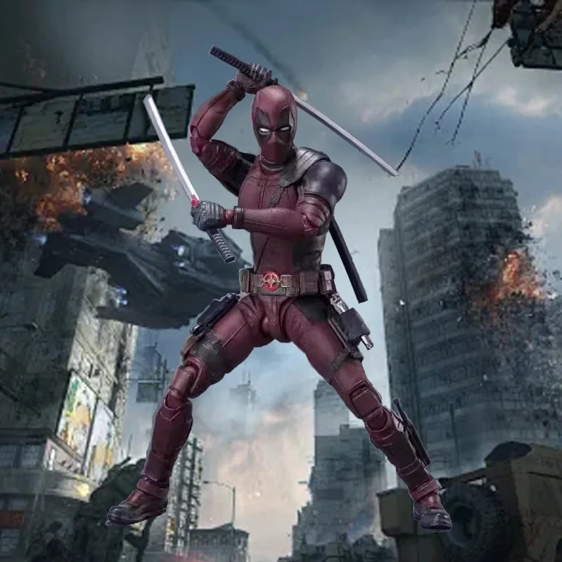Hot Toys Shf Deadpool 2 Deadpool Deadpool Piccolo Modello Mobile A Buon Mercato Marvel Universe Gear Joint