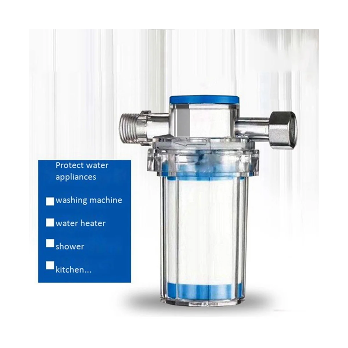 Lavatrice Scaldabagno Doccia Doccia Filtro Acqua Rubinetto Anteriore Filtro Depuratore D'Acqua