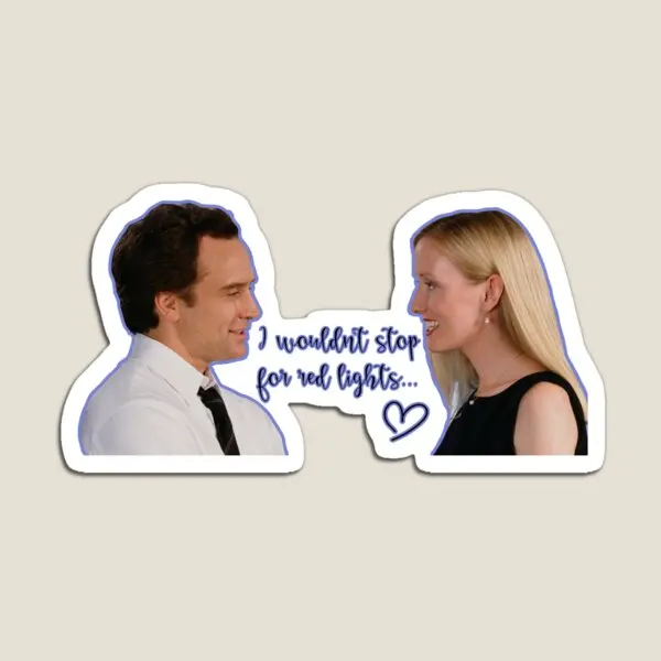 West Wing Josh E Donna Red Lights Magnet Holder Home Baby Kids Cute Children Decor Adesivi Divertenti Colorati