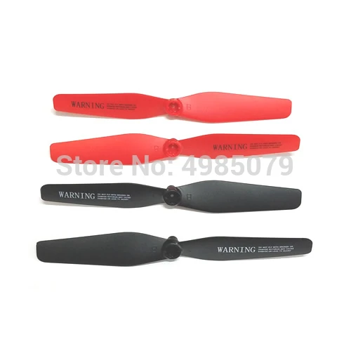 4 Pz/Set Elica Syma X56 X56W Elica Lama Di Ricambio Parte Fpv Pieghevole X56 Rc Drone Cw Ccw Lama Di Ricambio Parte Rosso-Nero