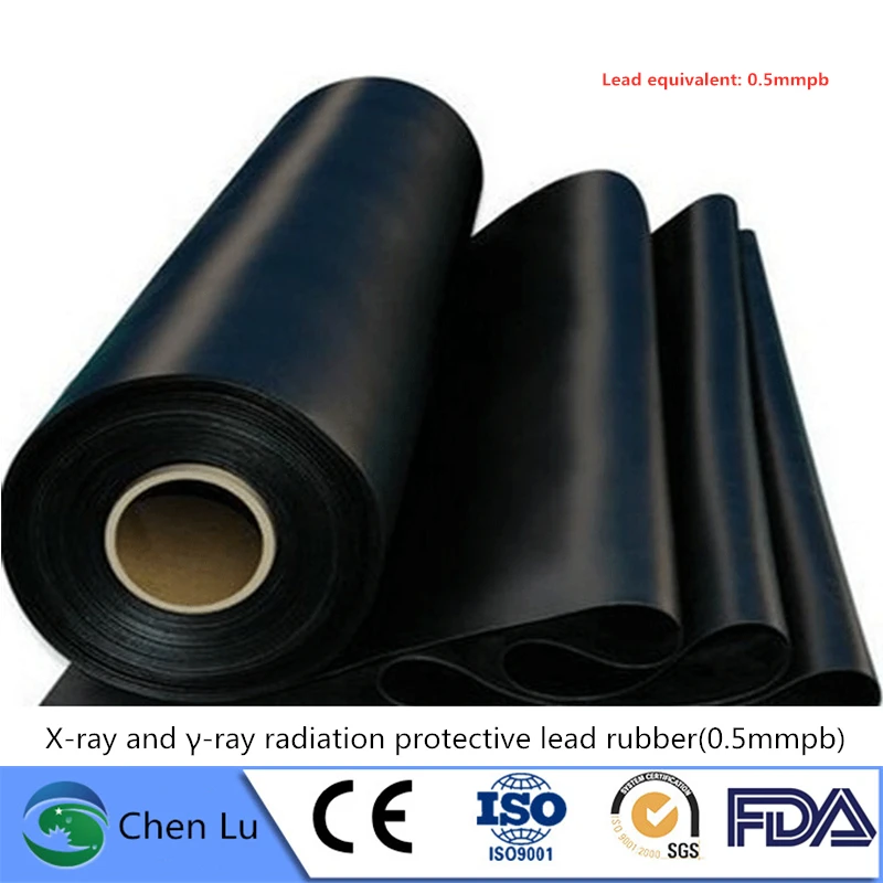 Vendita Diretta X-Ray Gamma Ray Protection 0.5Mmpb Piombo Gomma Materiali Protettivi Per Radiazioni Nucleari Di Alta Qualità