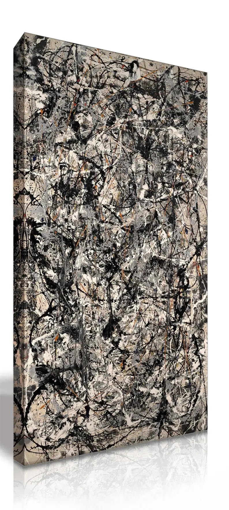Converency Abstract Expressionism Canvas Jackson Pollock,Ready Hang,Jackson Pollock Art, Jackson Pollock Canvas.