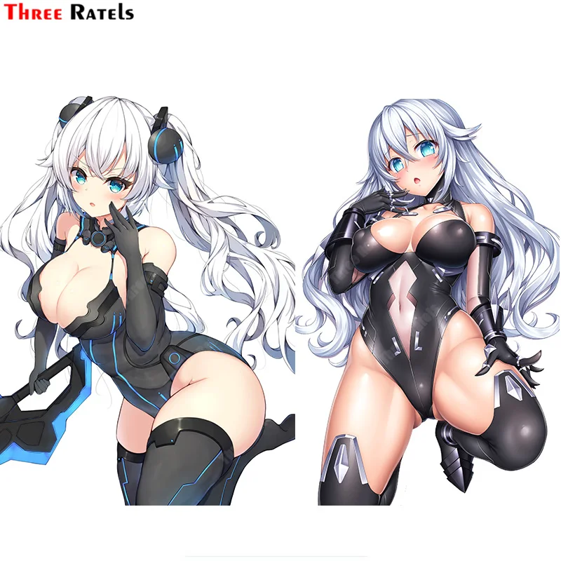 Tre Ratels A729 Black Heart Neptune Car Stickers E Decalcomanie Divertenti Per Jaguar Vinyl Material Accessori Auto Decor