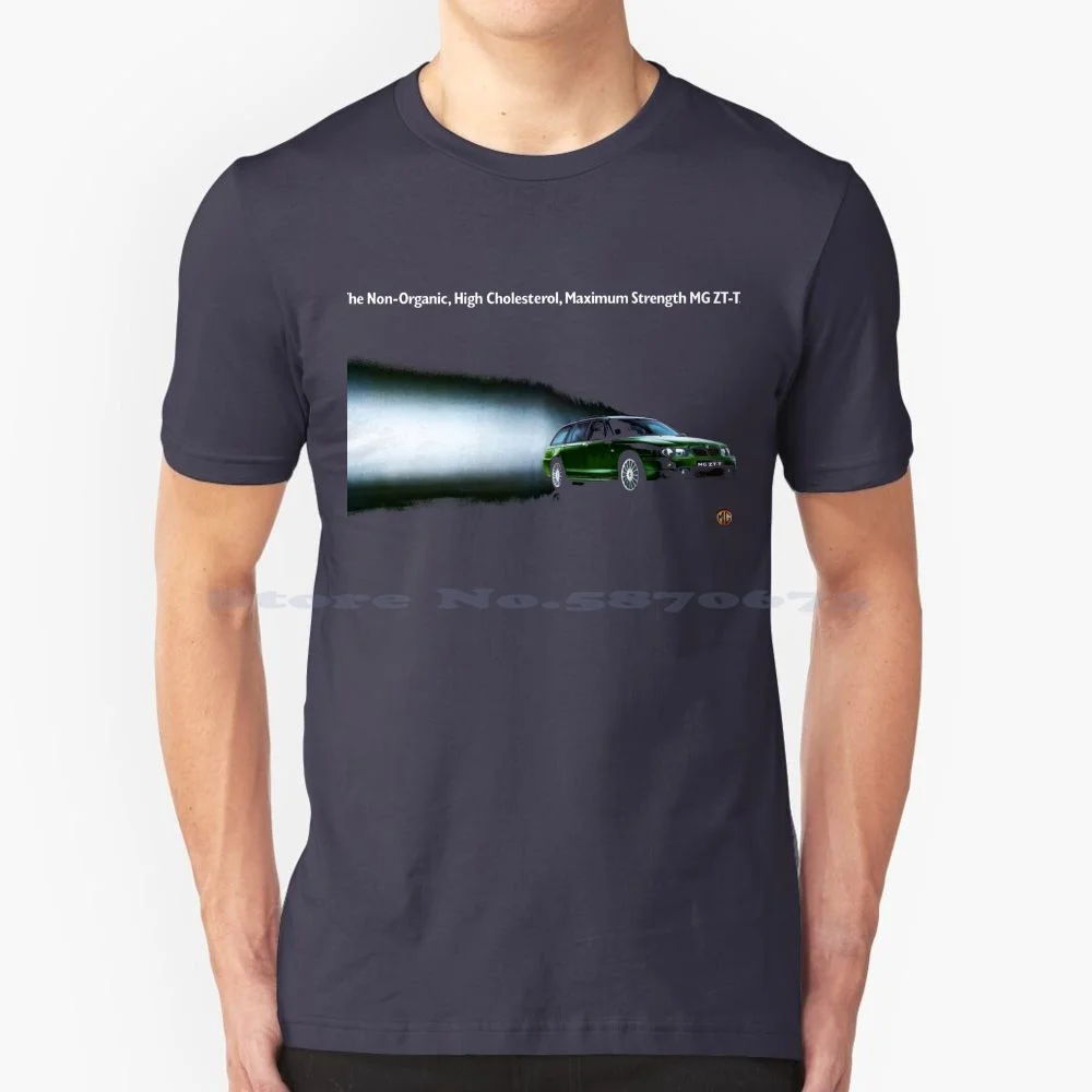 Mg Zt-T Shirt 100% Cotone Tee Mgf Mgb Sport Convertibile Due Posti 2 Posti Gran Bretagna British Motor Corporation British