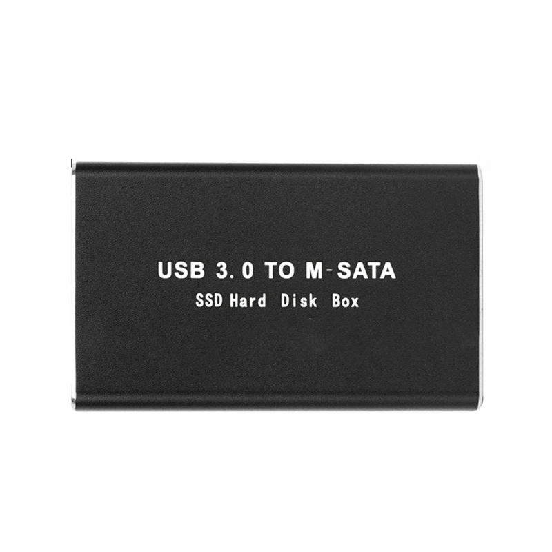 Ta5C Hard Drive Disk Box Storage Case- Adattatore Usb Msata Ssd Custodia In Lega Di Alluminio