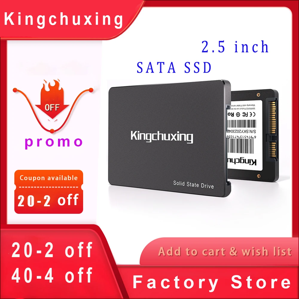 Promo Kingchuxing Ssd Sata 1Tb Hard Disk Ssd 120Gb 256Gb Notebook 2.5 Ssd Drive Per Laptop Desktop