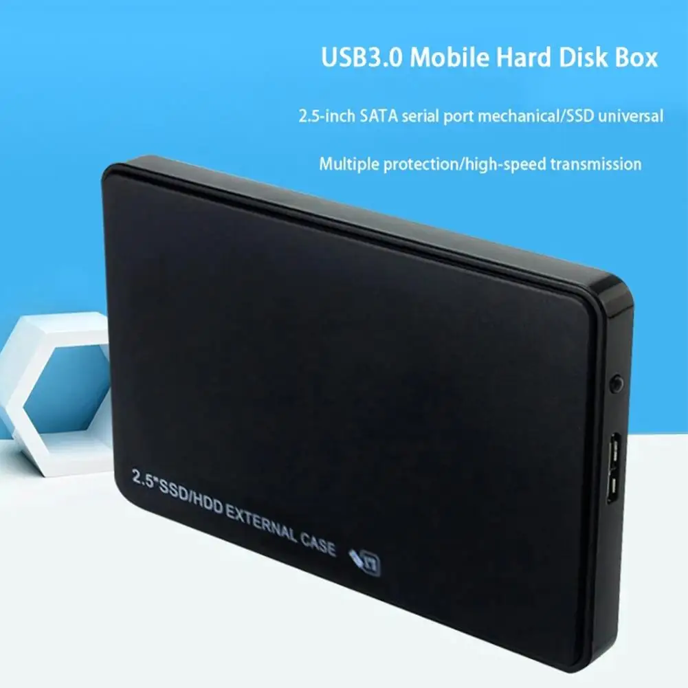 Custodia Per Hdd Da Sata A Usb 2.5 Da 3.0 "Custodie Per Dischi Rigidi Mobili Per Hdd Ssd Archiviazione Esterna Disco Rigido Hdd Con Cavo Usb P7N0