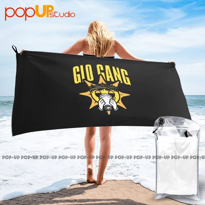 Lmighty Glo Gang Worldwide Classic Quick Dry Towel New Printed Lightweight Beach Blanket