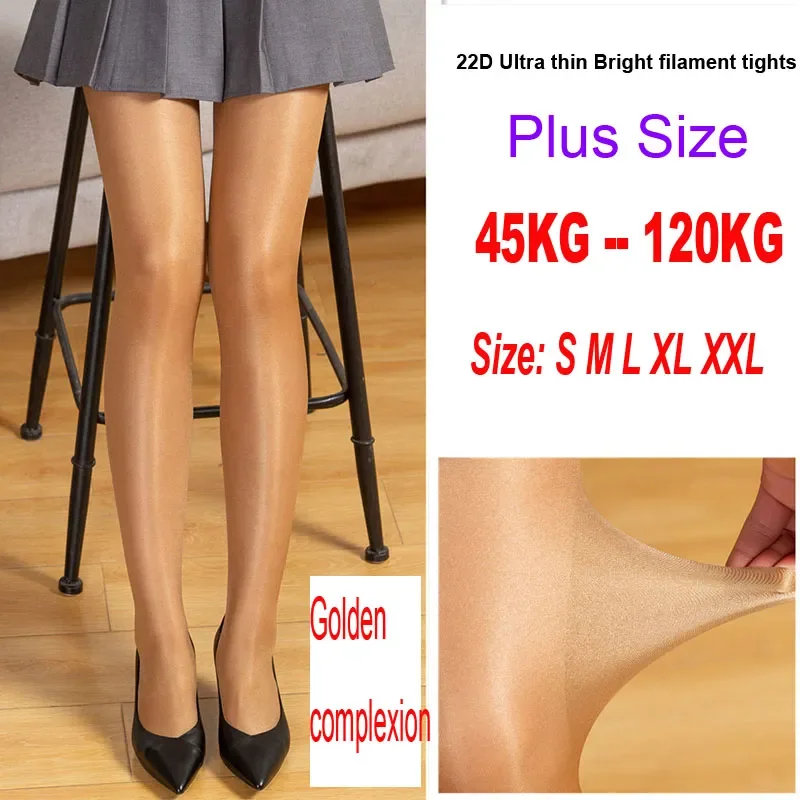 3 Paia Donne Sexy Collant Collant Olio Lucido Lingerie Elastico Caldo Ultrasottile Nylon Bling Calze Plus Size Lingerie Femminile Glo