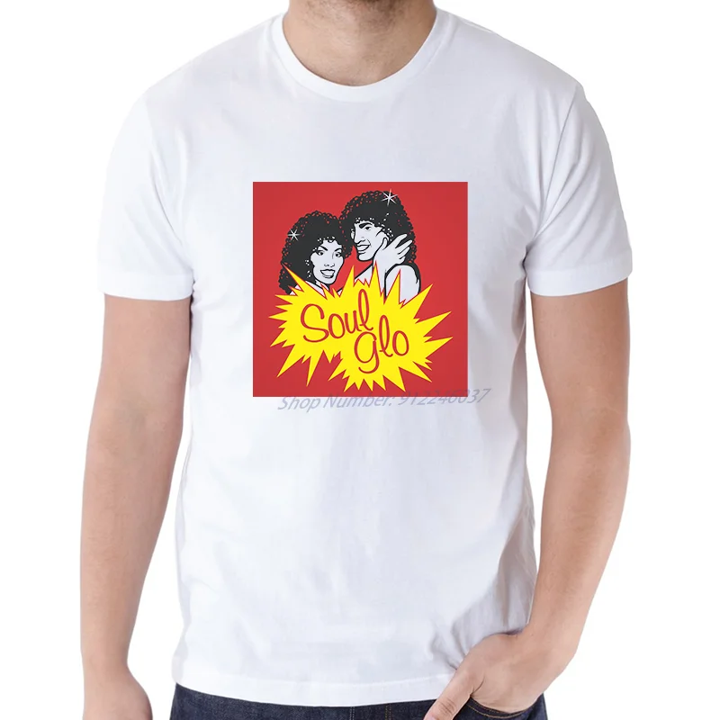 Soul Glo Hair Product 80S Movie Hit Mcdowells Tony Watson Cute Oversize T-Shirt Summer Harajuku Streetwear Abbigliamento Uomo
