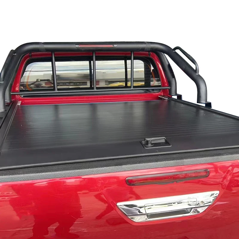 Pickup Truck Bed Rolling Tonneau Cover Roller Lid Shutter Per Hilux Revo Vigo Trd Ford Ranger Raptor Xlt Wildtrak Np300 Triton