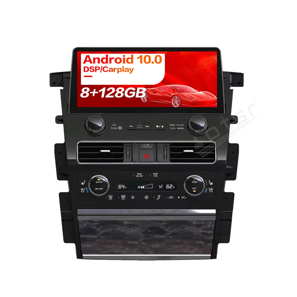 Qled 4G Sim Per Infiniti Qx80 2010-2020 Android 10 Car Gps Navigation Auto Radio Head Unit Lettore Multimediale Stereo Aircon Board