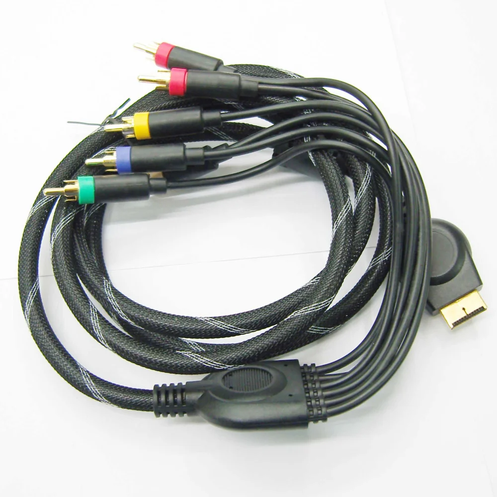100Pcs 1.8 M/6Ft Multi Cavo Component Av Cavo Per Playstation 2 Per Playstation 3 Per Ps3 Per Ps2 Cavo Gioco Giochi Accessori