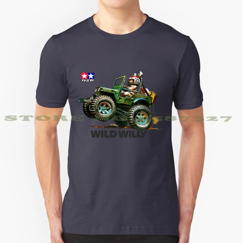 58035 Wild Willy Summer Funny T Shirt Per Uomo Donna Army City M38 Tamiya Turbo Vintage Wheeler Wheelie Wild Willy Willys