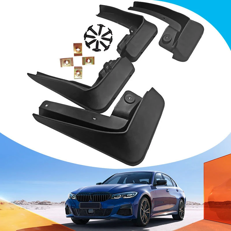 1 Set Car Front Rear Fenders Suitable For Bmw 3 Series 2020 Modified Soft Fender Splash Guards Mud Flaps Automobile Accessories