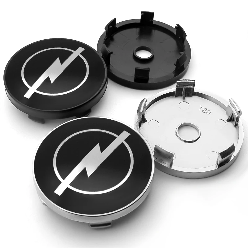 4Pcs Car Wheel Center Hub Cap Logo Sticker Rim Cover Emblem Per Opel Vauxhall Astra Insignia Vectra Grandland Meriva Crossland X