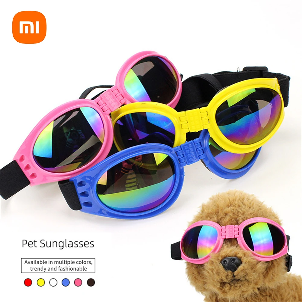Xiaomi Fold Pet Dog Glasses Prevenire Uv Pet Glasses For Cats Dog Fashion Occhiali Da Sole Occhiali Per Cani Photo Prop Dog Pet Accessories
