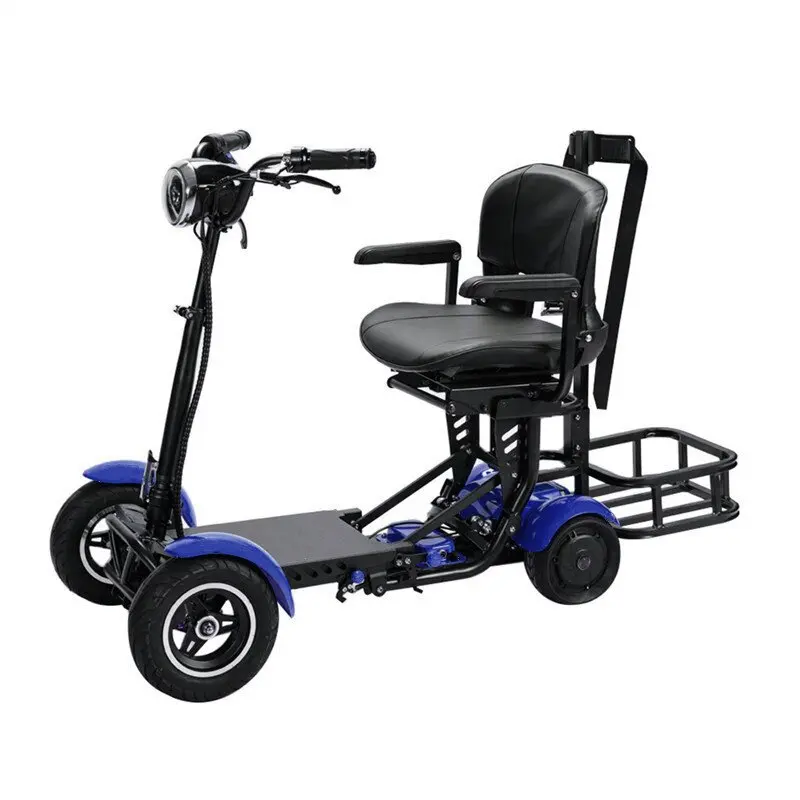 Scooter Elettrico Da 10 Pollici Golf 48V 400W * 2 Scooter Elettrico Pieghevole A Doppio Motore A 4 Ruote Scooter Da Golf Con Freno Di Stazionamento
