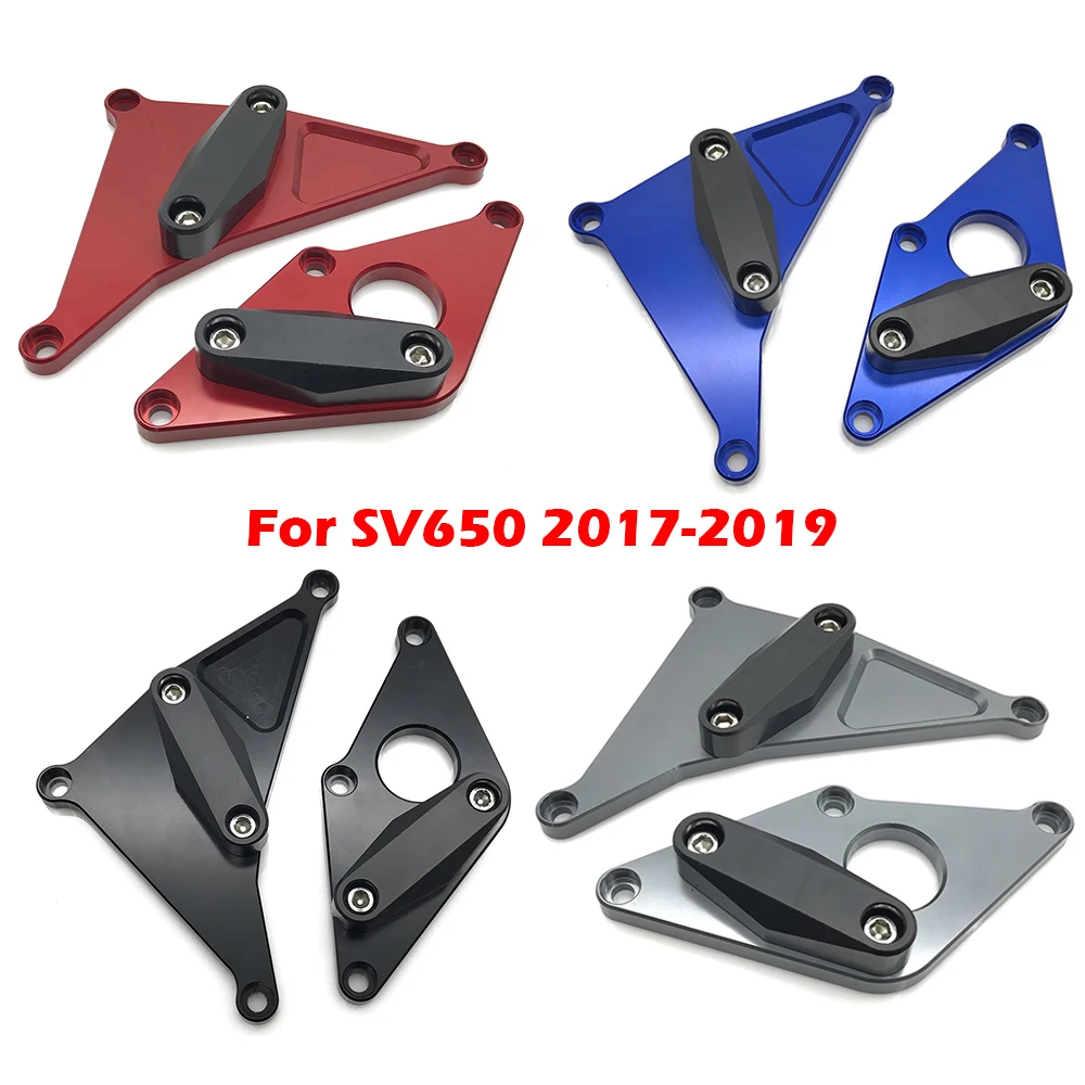 Moto Engine Case Saver Cover Guard Crash Pad Frame Slide Per Suzuki Sv650 Sv 650 2016 2017 2018 2019