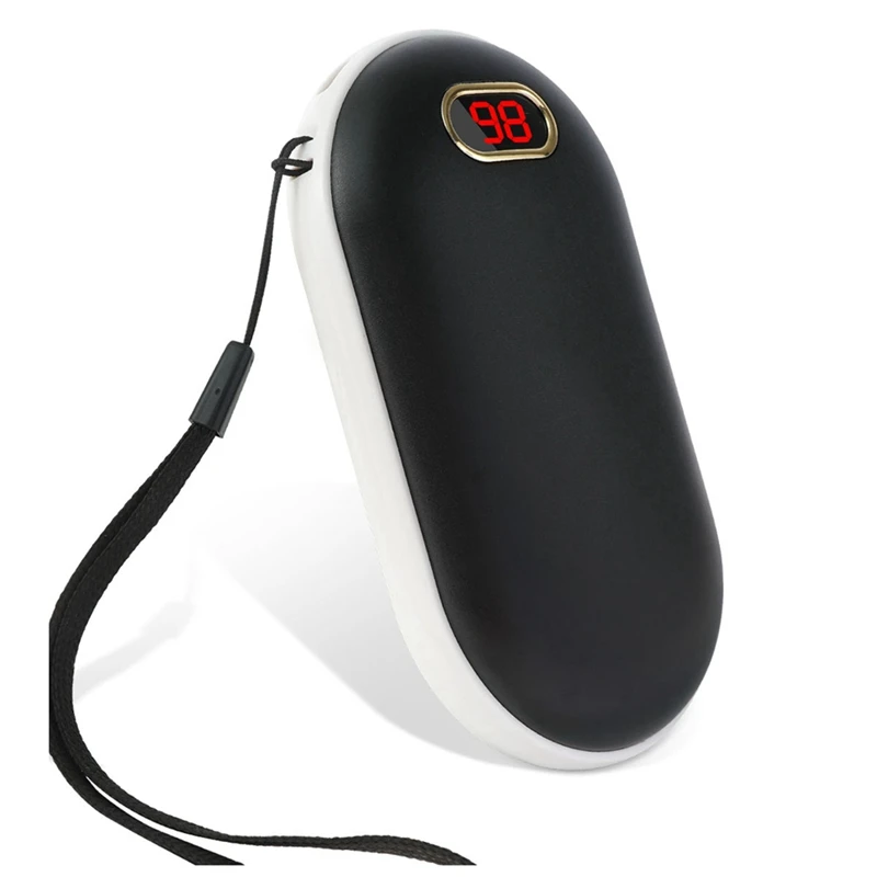 1Pc Travel Handy Mini Pocket Warmer Warming Product 8000Mah Cute Usb Ricaricabile Led Scaldamani Elettrico