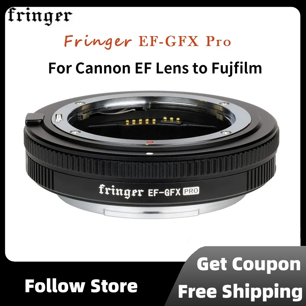 Adattatore Per Obiettivo Fringer Ef-Gfx Pro Af Per Obiettivo Cannon Ef A Fujfilm Per Gfx100 Gfx100S Gfx 100S Gfx50S Gfx50S Ii Gfx50S Ii