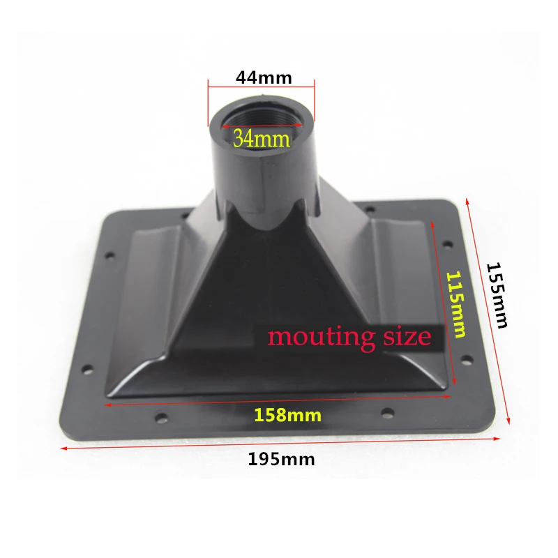 Qualità Hifi End Treble 8 Pollici 195X155Mm Platsic Horn Speaker Car Audio Karaok System Trombe Driver Super Tweeter
