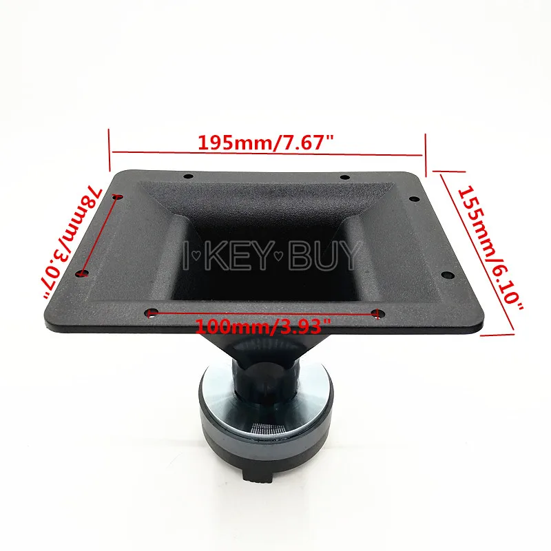 I Key Buy 8 Pollici Abs 3000W 8 Ohm 195X155Mm Horn Speaker Driver Potente Car Audio Hifi System Ktv Box Con Tweeter