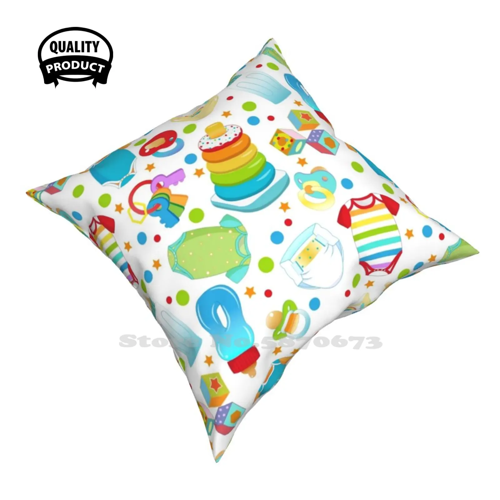 Playtime Bag Fashion Sofa Throw Pillow Cover Federa Abdl Ddlg Pannolino Baby Daddy Baba Paci Kink Pride Folsom Rainbow Red