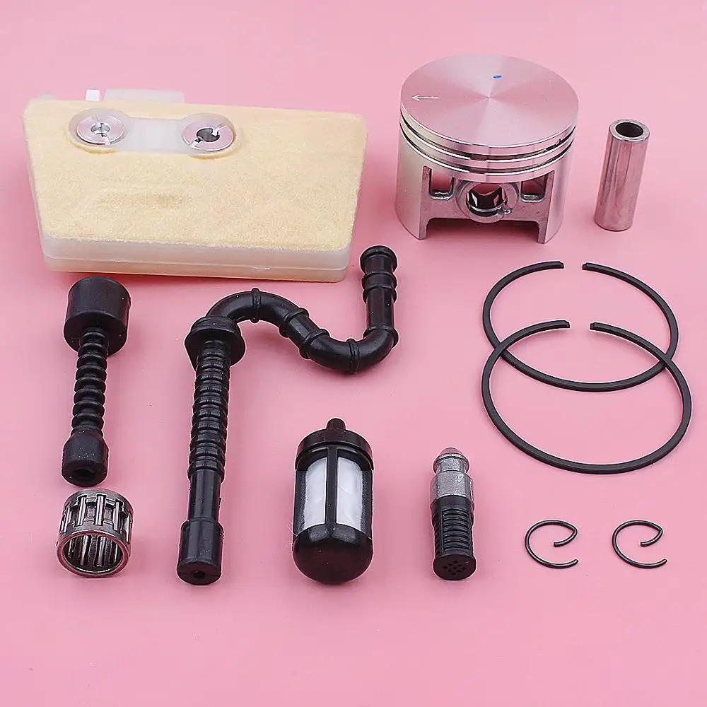 Kit Pistone 52Mm Per Motosega Stihl Ms380 038 1119 030 2003 1119 120 1611 Linea Filtro Olio Combustibile Aria Motosega Cuscinetto Ad Aghi