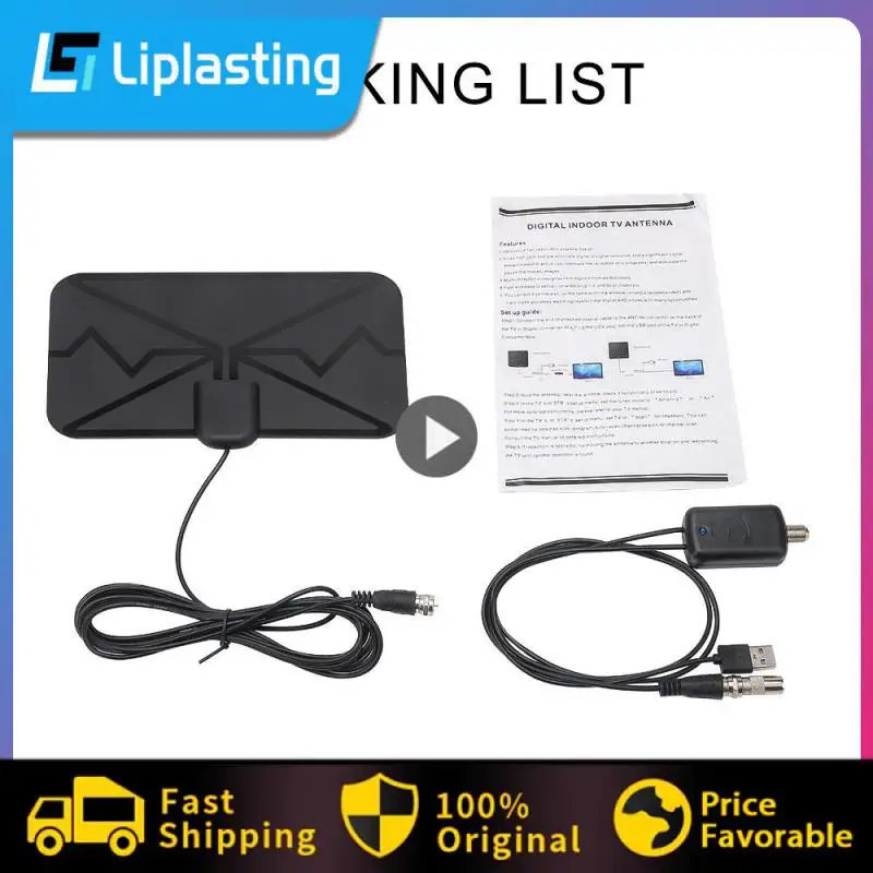Miles Smart Tv Antenna 4K 25Db Digital Dvb-T2 1080P Antenna Con Amplificatore Booster Per Camper Barca Fuori Campeggio