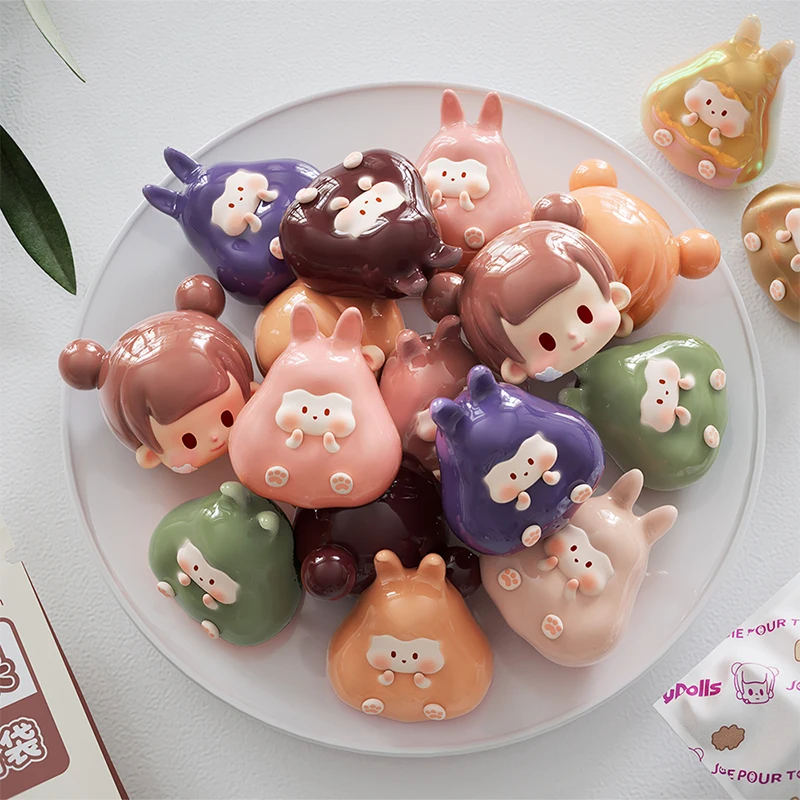 Suplay Kiki Tata Daily Nuts Series Blind Pouch Toys Mystery Box Figura Originale Guess Bag Mystere Cute Doll Kawaii Model Gift