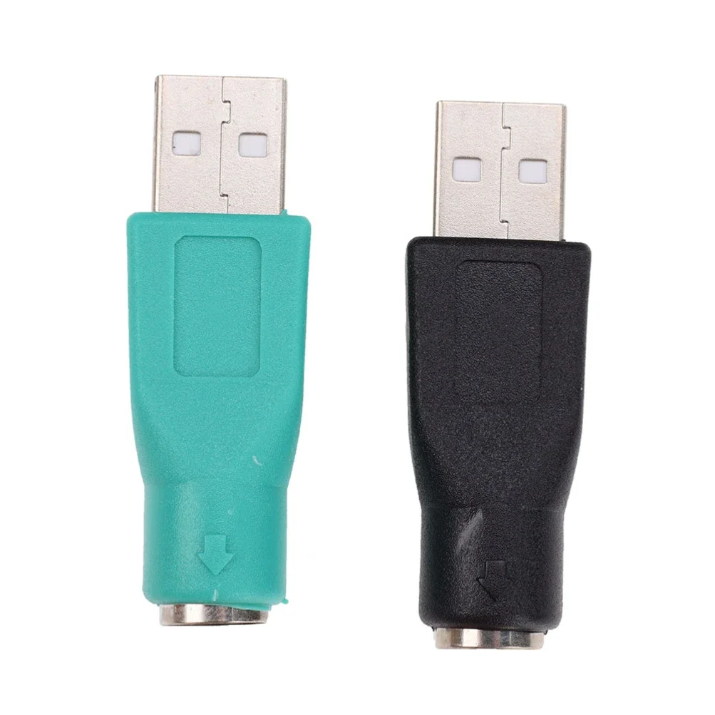 Accessori Adattatore Convertitore Da Mouse A Usb Tastiera Ps2 Pc Nero/Blu