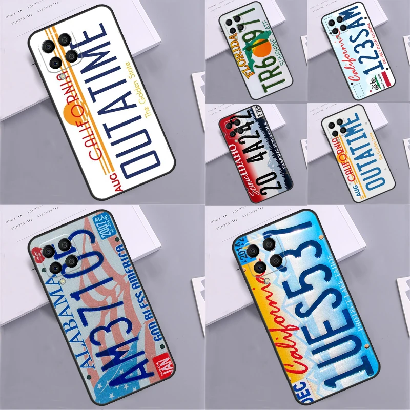 Cover Targa Usa Per Samsung Galaxy M31S M30S M20 M13 M23 M33 M53 M12 M32 M52 M11 M51 M54 M34 M14 Case