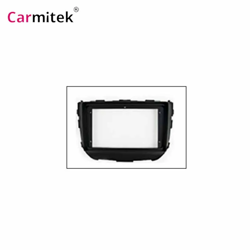 2 Din Car Radio Face Plate Frame Per Suzuki Brezza 2016 + Car Dvd Gps Player Panel D08-2012 Double 2 Din Radio Fasica Frame Kit 9