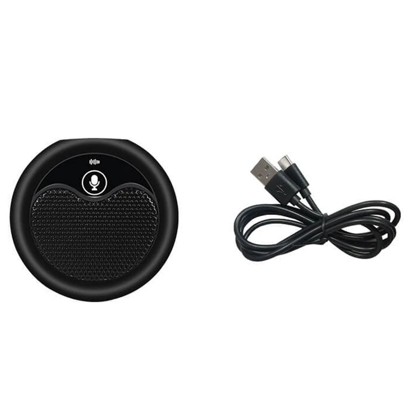 Le Migliori Offerte Microfono Usb, Microfono A Condensatore Omnidirezionale A 360 °, Adatto Per Computer, Videoconferenze, Plug And Play