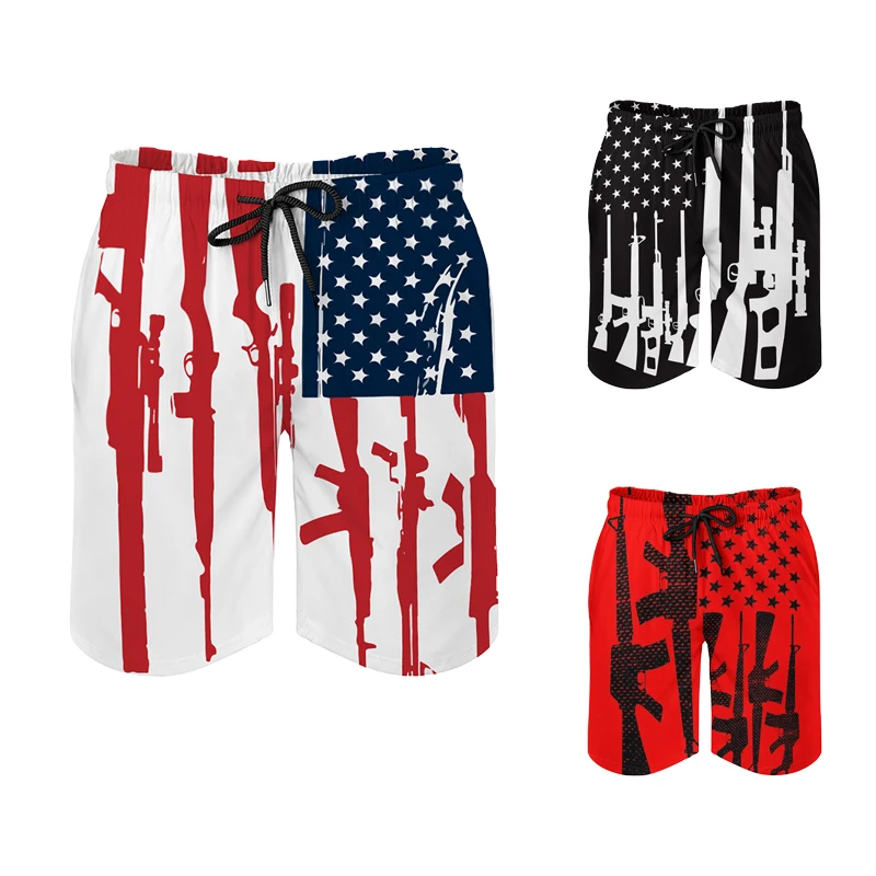 Plus Size Boardshorts Men Board Shorts Mens New Bermuda Masculina Man Summer Pants Beach Wear Quick Dry Print Swiming Swimsuit