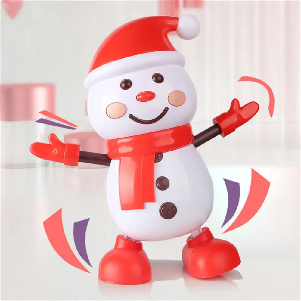 Electric Christmas Toy Dancing Singing Santa Claus Plush Toy Stuffed Elk Snowman Merry Christmas Gifts For Children Kids
