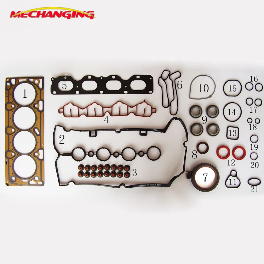 2Ho F18D4 Lde 939A4.000 Per Chevrolet Cruze O Alfa Romeo O Fiat Croma Set Completo Engine Rebuild Kit Guarnizioni Motore 93186911