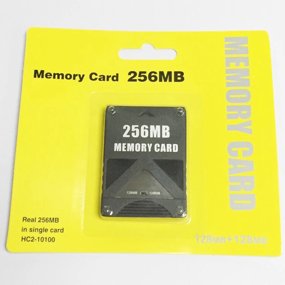 100 Pz Un Sacco Di Alta Qualità 256 M Scheda Di Gioco Per Ps2 256 Mb Memory Card Per Ps2 Per Playstation 2 Spedizione Gratuita
