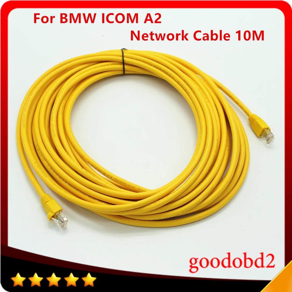 Cavo Di Interfaccia Rivelatore Auto Icom A2 Per Cavo Di Rete Bmw Icom A2 Cavo Lan Icom A2 Icom A2 + B + C 10 Metri