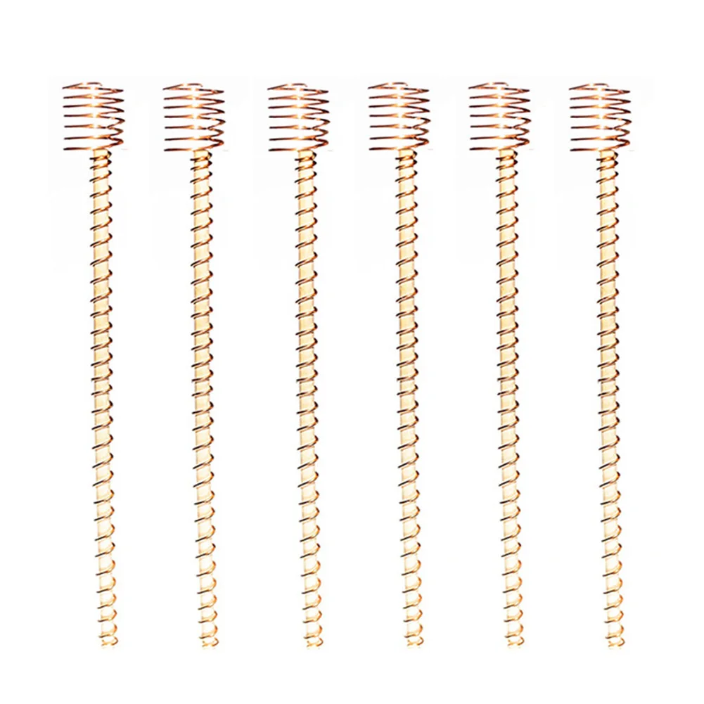6Pcs Plant Stakes Rame Regolabile Garden Flower Support Sticks Electroculture Floral Stakes Plant Support Garden Fixing Tool