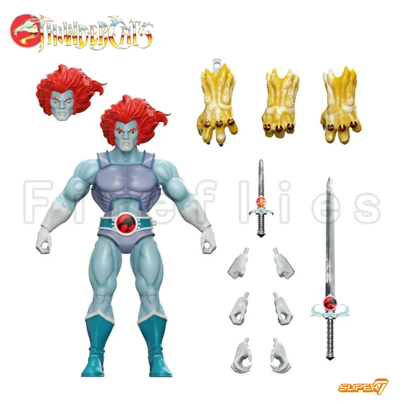 8 Pollici Super7 Thundercats Action Figure Ultimates Lion-O Hook Mountain Ice Modello Anime Per Regalo Spedizione Gratuita
