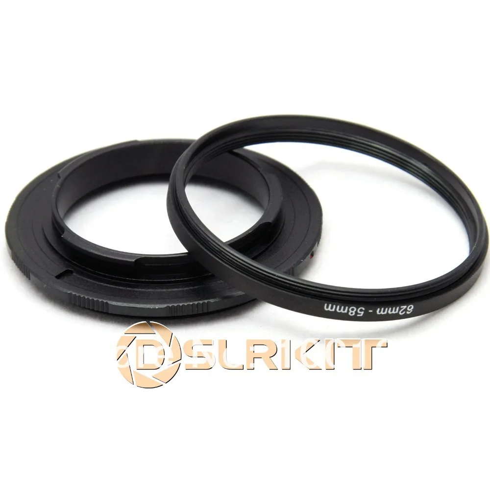 62Mm 58Mm Macro Ring D'Inversione Per Pentax K Mount