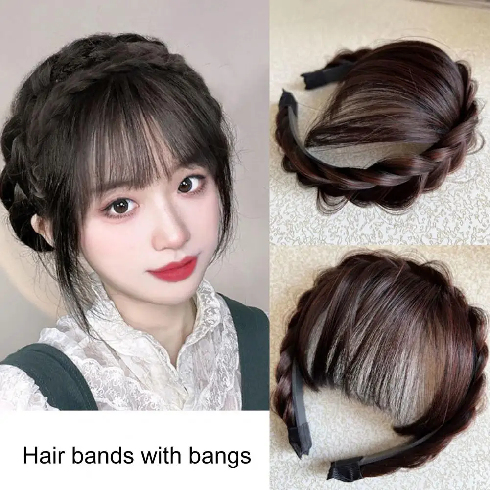 Anemone Natural Human Hair Bangs Frangia Laterale Per Le Donne 3D False Bangs Clip-In Exrensions Parrucche Invisibili Parrucca Sintetica