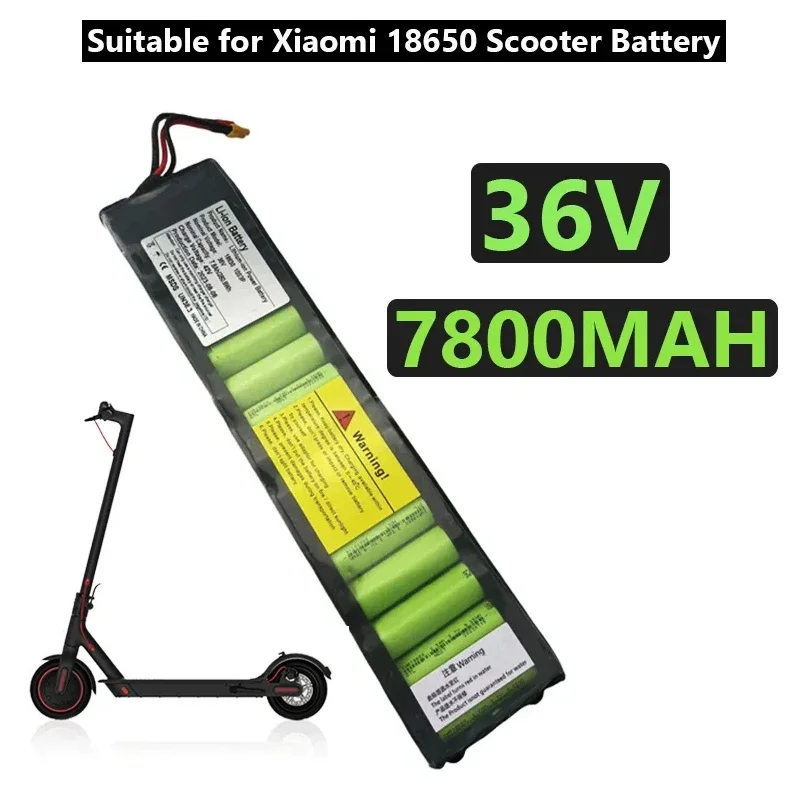 36V 7.8Ah 18650 Pacco Batteria Per Xiaomi M365 Ninebot Segway Scooter Ebike Bicicletta Lnside