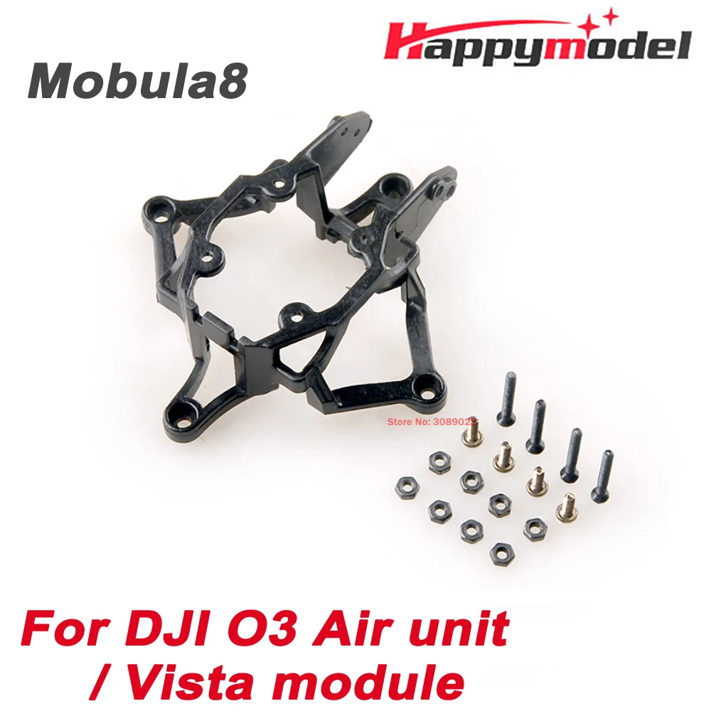 Happymodel Mobula 8 Parti Di Ricambio Dji O3 Staffa Di Montaggio Per Fotocamera Materiali Pa Adatti Per Unità D'Aria Dji O3 E Modulo Vista