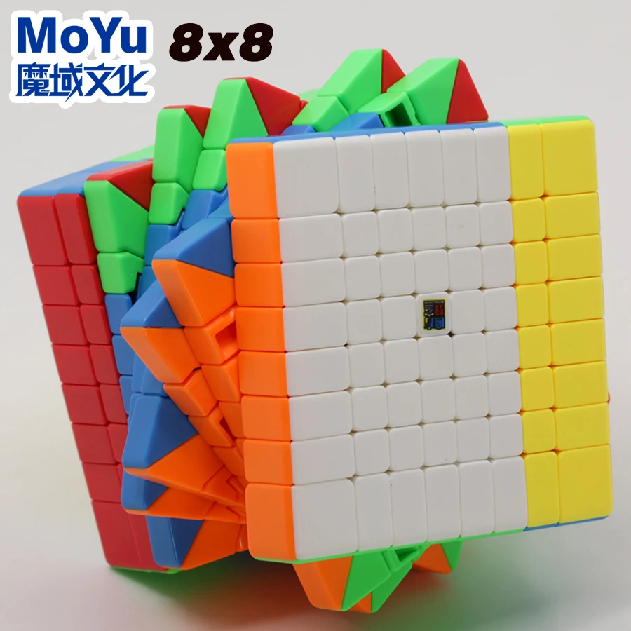 Moyu Meilong Cube 8X8 Magic Puzzle 8X8X8 Magico Cubo Professional High Level Puzzle Toys Stickerles Game Educational Logic Game